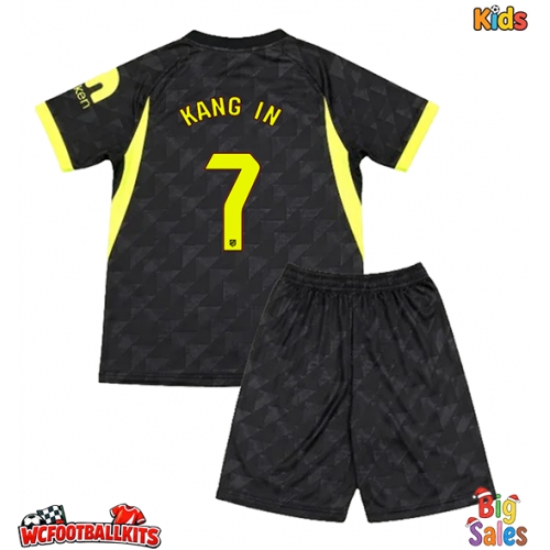 Atletico Madrid Lee Kang-in #7 Replica Away Stadium Kit for Kids 2026-27 Short Sleeve (+ pants)